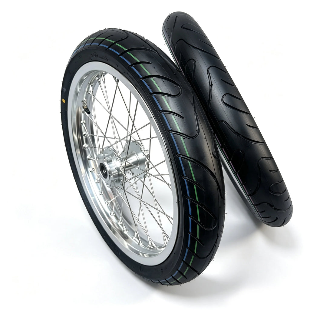 Surron Light Bee Chrome Supermoto Wheelset