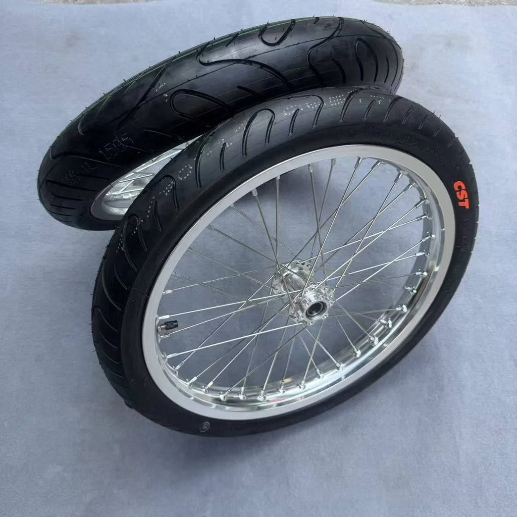Surron Light Bee Chrome Supermoto Wheelset