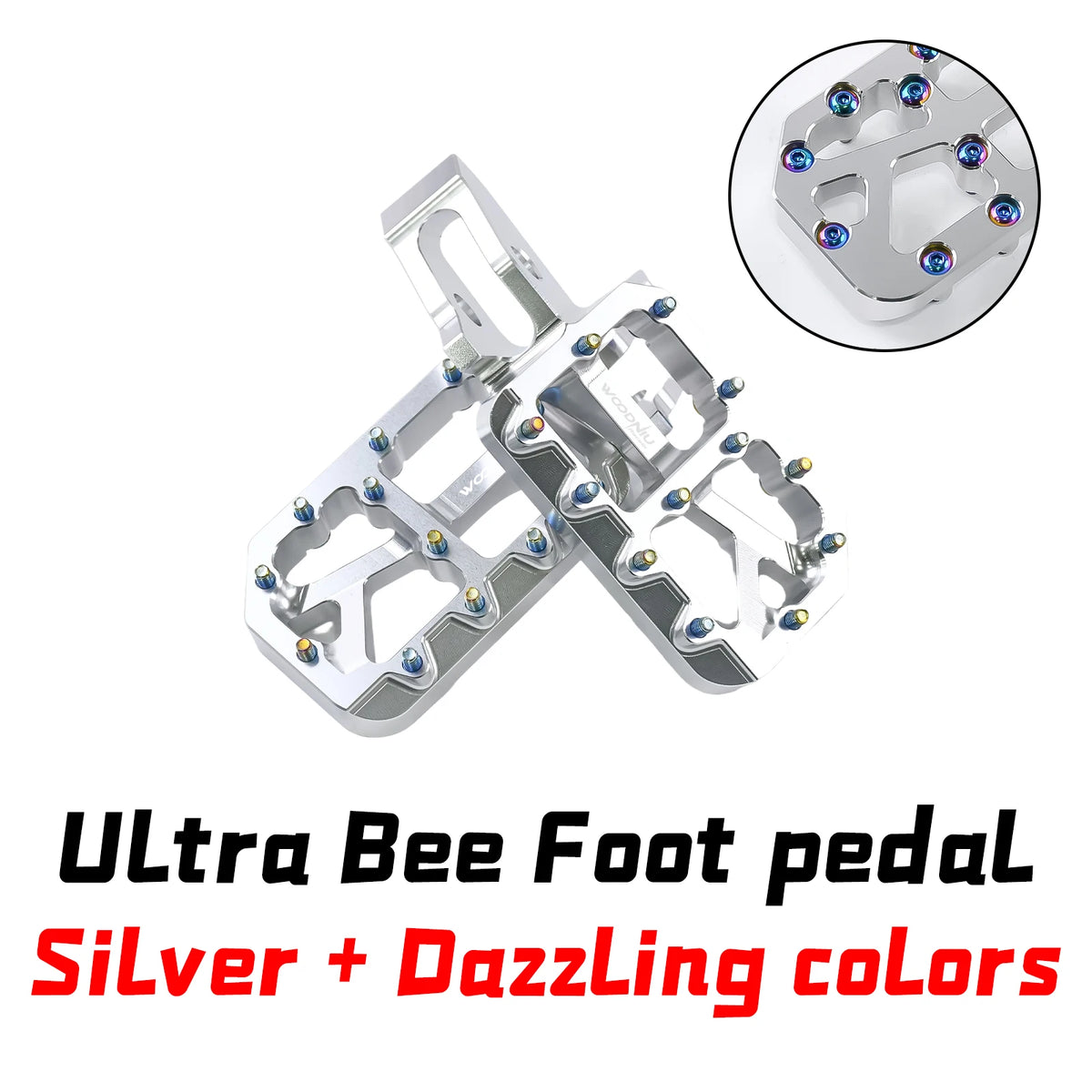 Foot Pedal for SURRON Pegs Ultra Bee Motorcycles Customized Modified Foot Pegs for SurRon Electric Bike Motorcycle Accessories