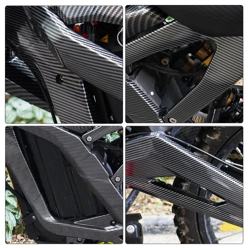 Glossy Black Frame Guards For Surron Light Bee