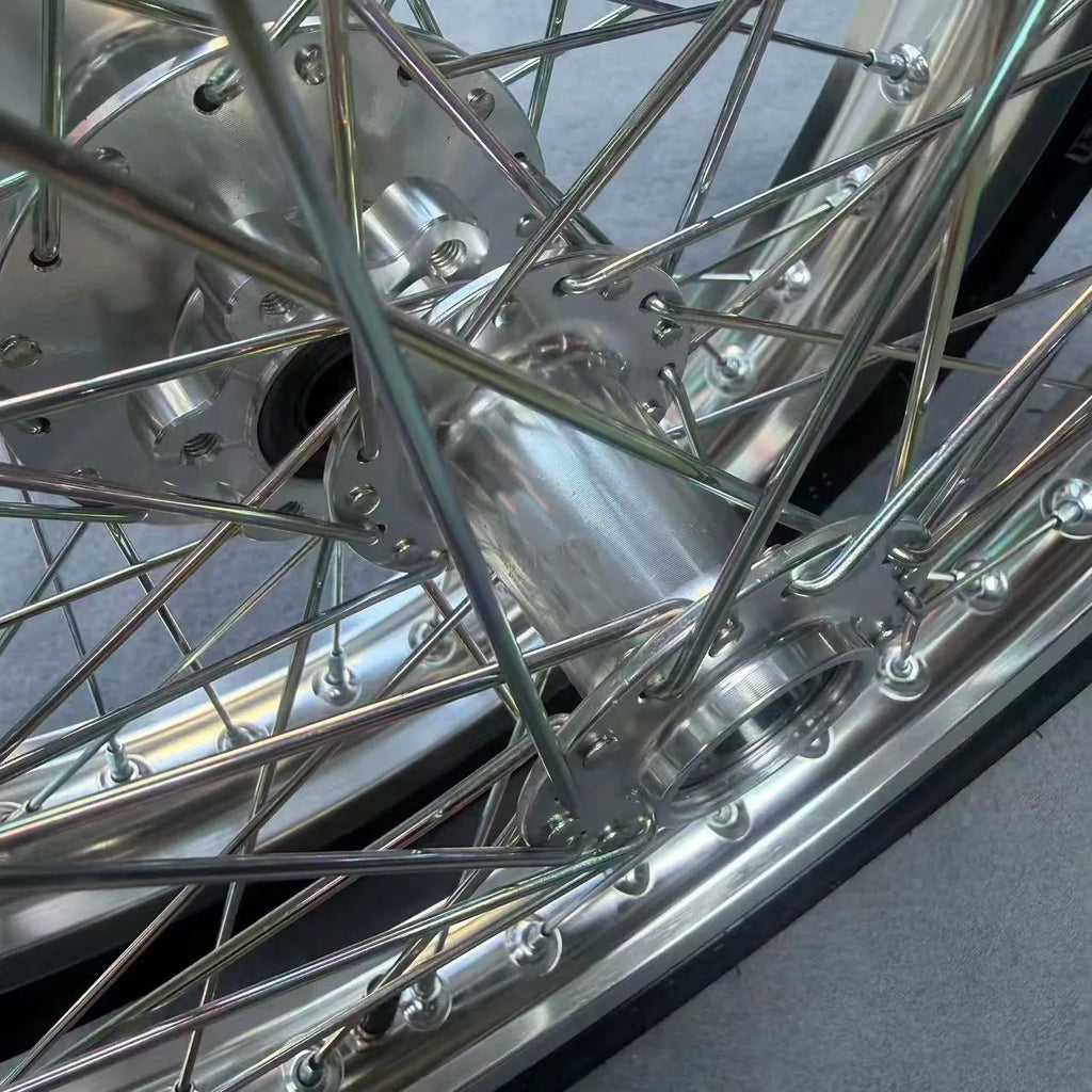 Surron Light Bee Chrome Supermoto Wheelset
