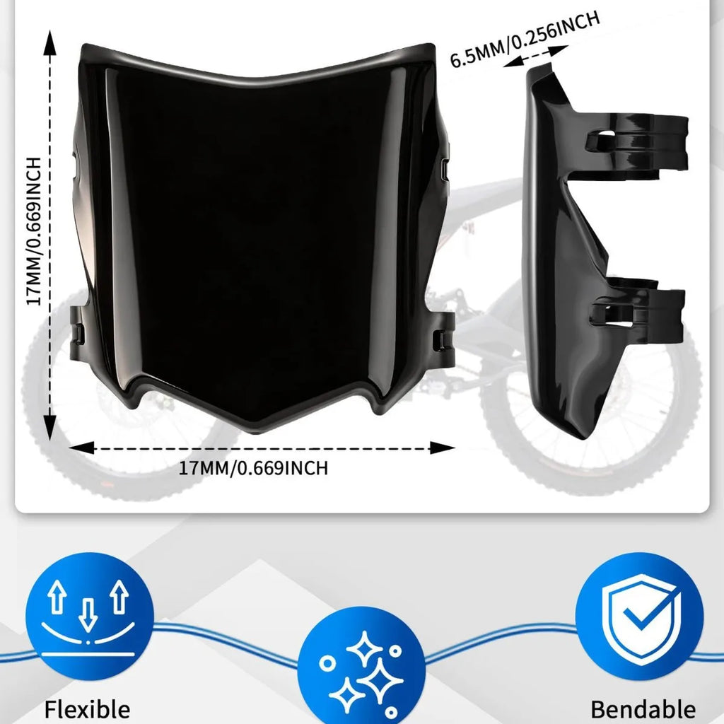 Glossy Black Motocutz Plate For All E-Motos