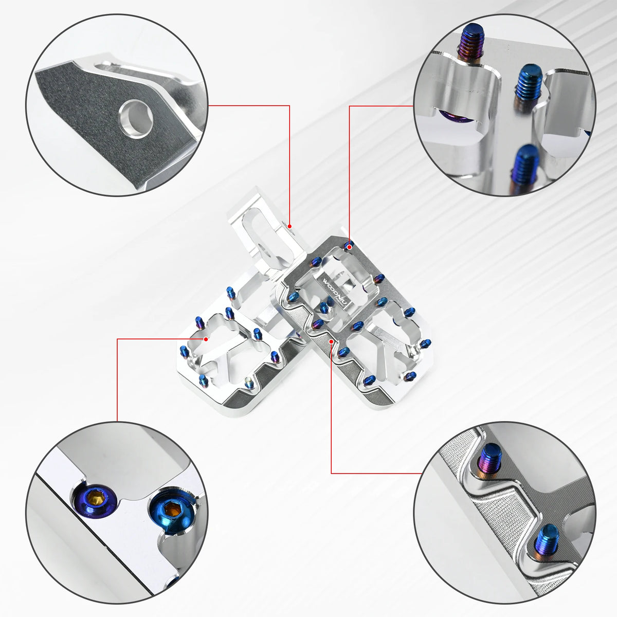 Foot Pedal for SURRON Pegs Ultra Bee Motorcycles Customized Modified Foot Pegs for SurRon Electric Bike Motorcycle Accessories
