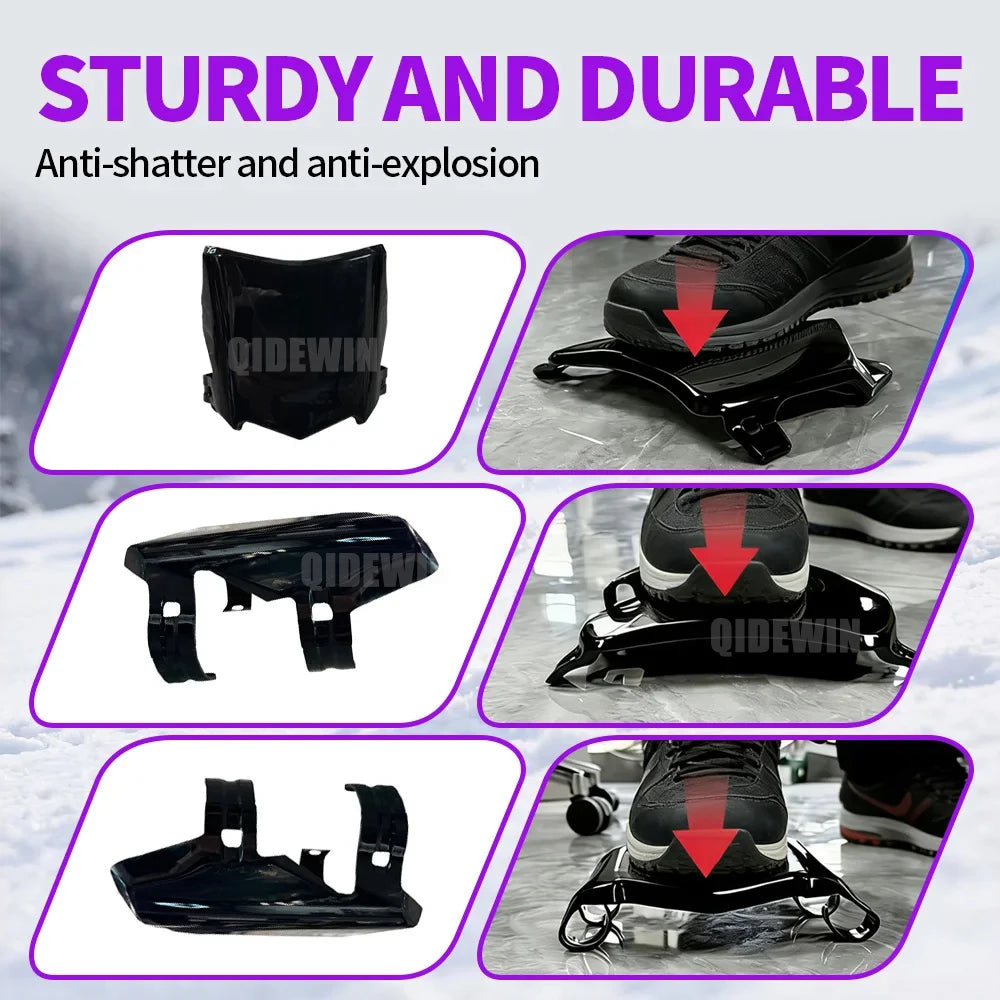 Glossy Black Motocutz Plate For All E-Motos