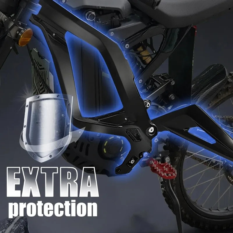 Glossy Black Frame Guards For Surron Light Bee